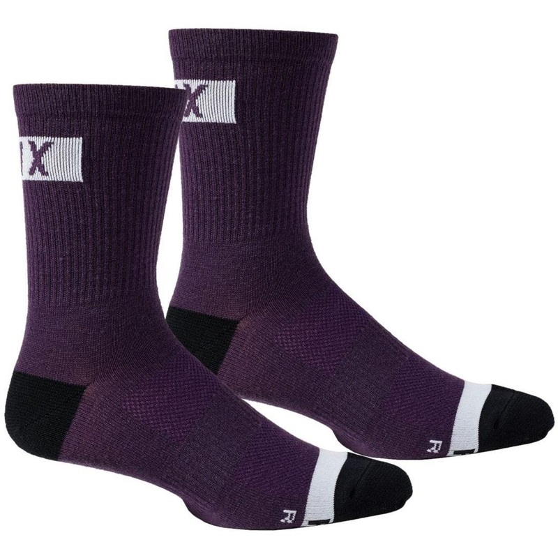 FOX Flexair Merino 6” Socks Dark Purple LG/XL