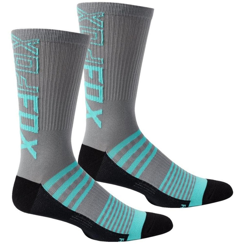 FOX Ranger 8” Socks Pewter LG/XL
