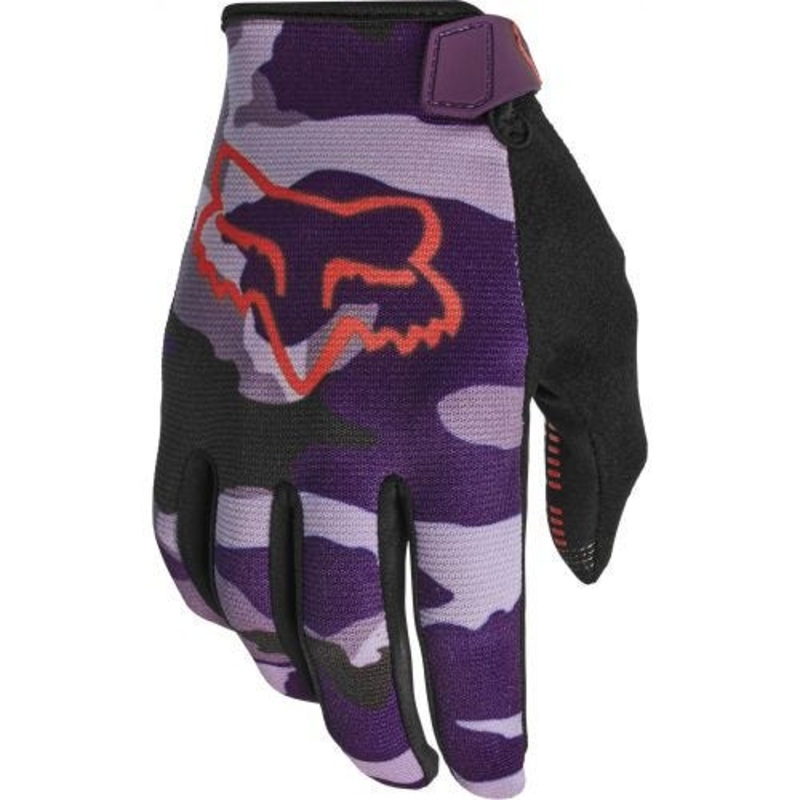 FOX Ranger Refuel Full Finger Women’s Gloves Purple Camo SM