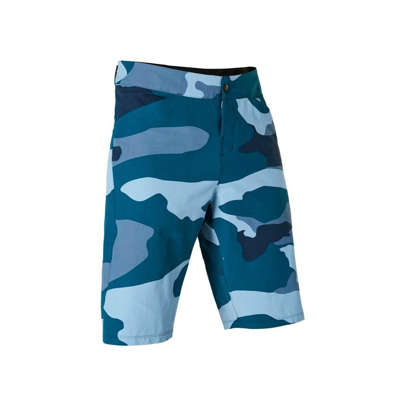 FOX Ranger Refuel Shorts Blue Camo 28