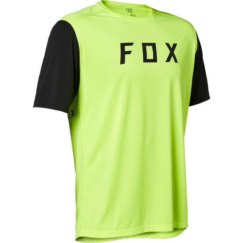 FOX Ranger Short Sleeve Jersey Fluorescent Yellow 2021 SM
