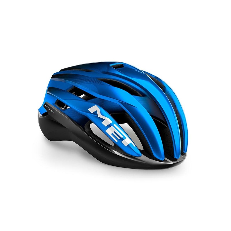 MET Trenta MIPS Helmet Black/Blue MD