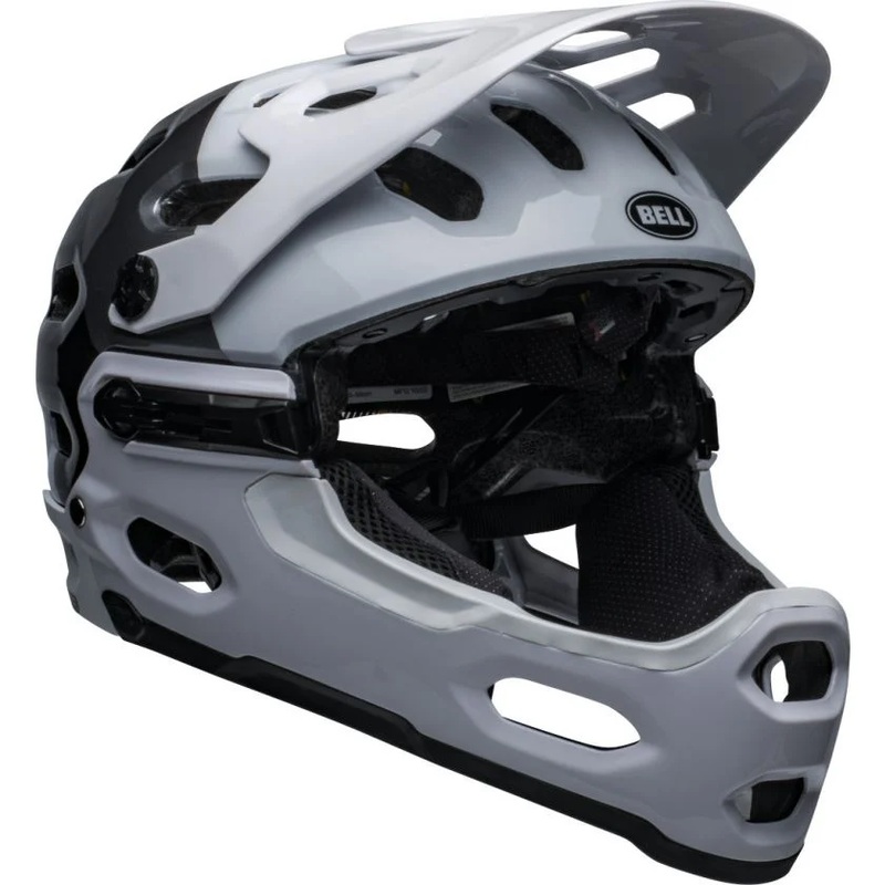 Bell Super 3R MIPS Full Face Helmet Gloss White/Black SM