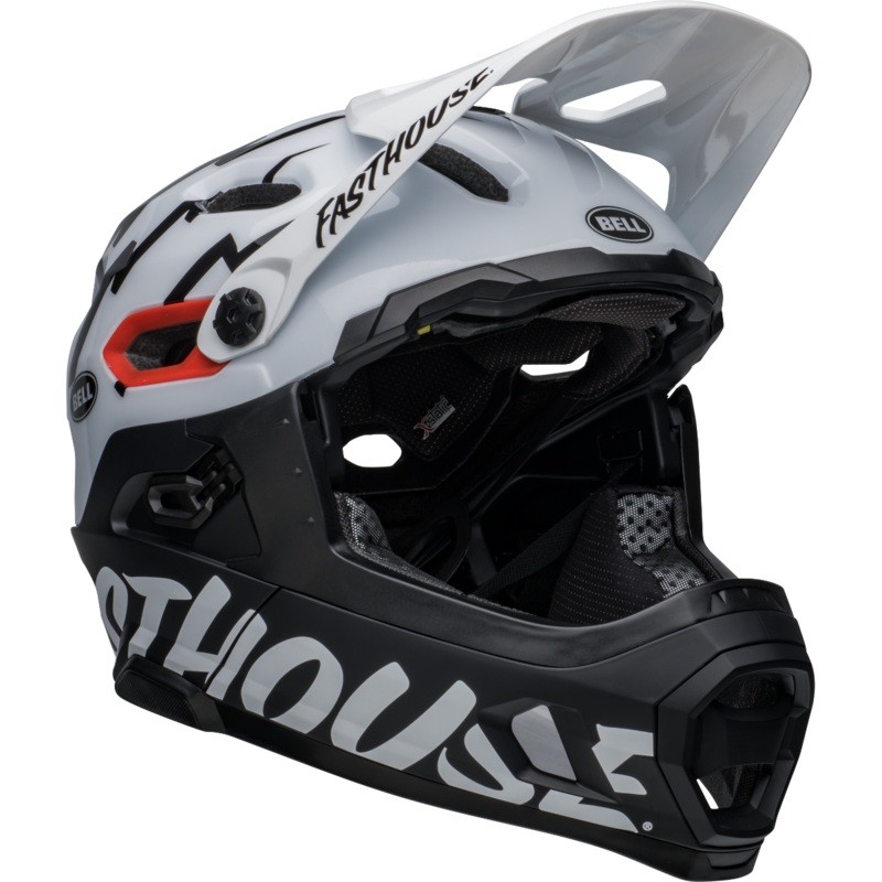 Bell Super DH Mips Fullface Helmet Fasthouse White/Black SM