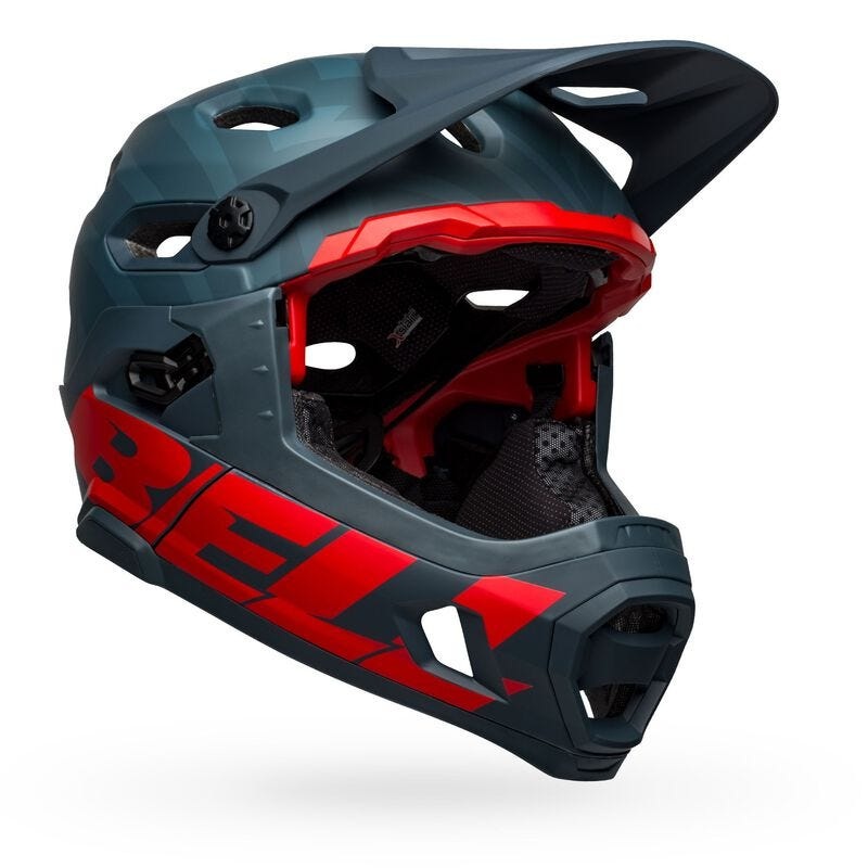 Bell Super DH Mips Fullface Helmet Matte Blue/Crimson MD