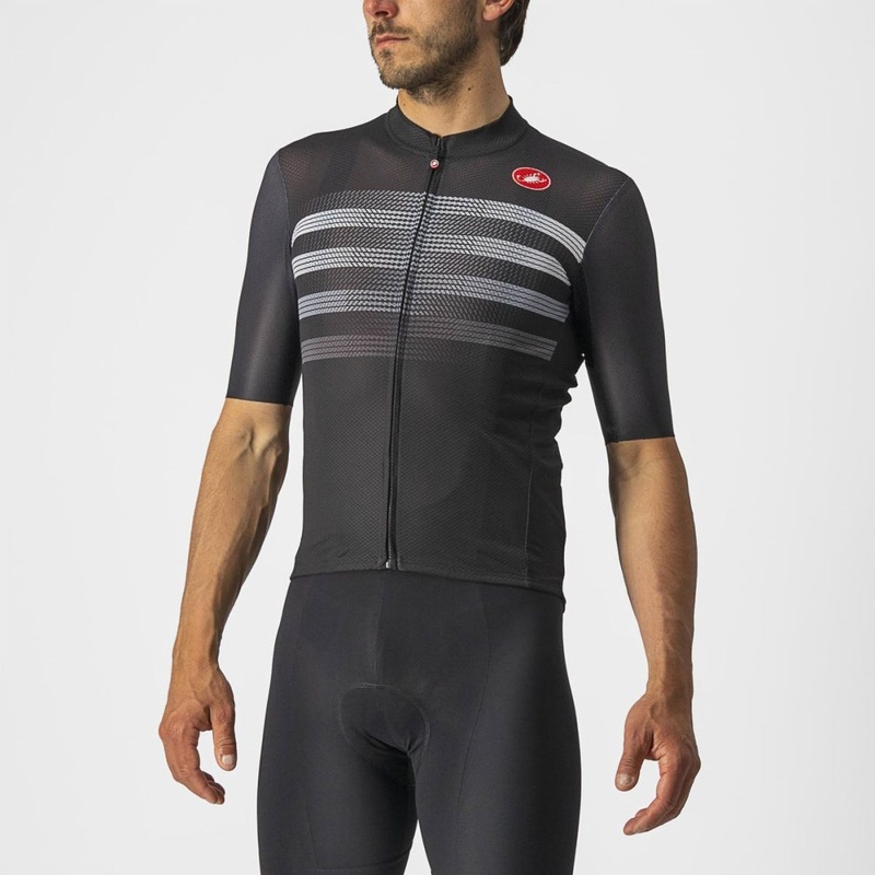 Castelli Endurance Pro Jersey Light Black/White SM