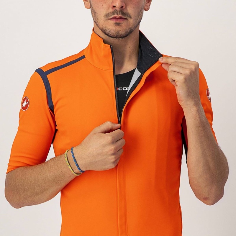 Castelli Gabba Rosso Corsa Jersey Brilliant Orange SM