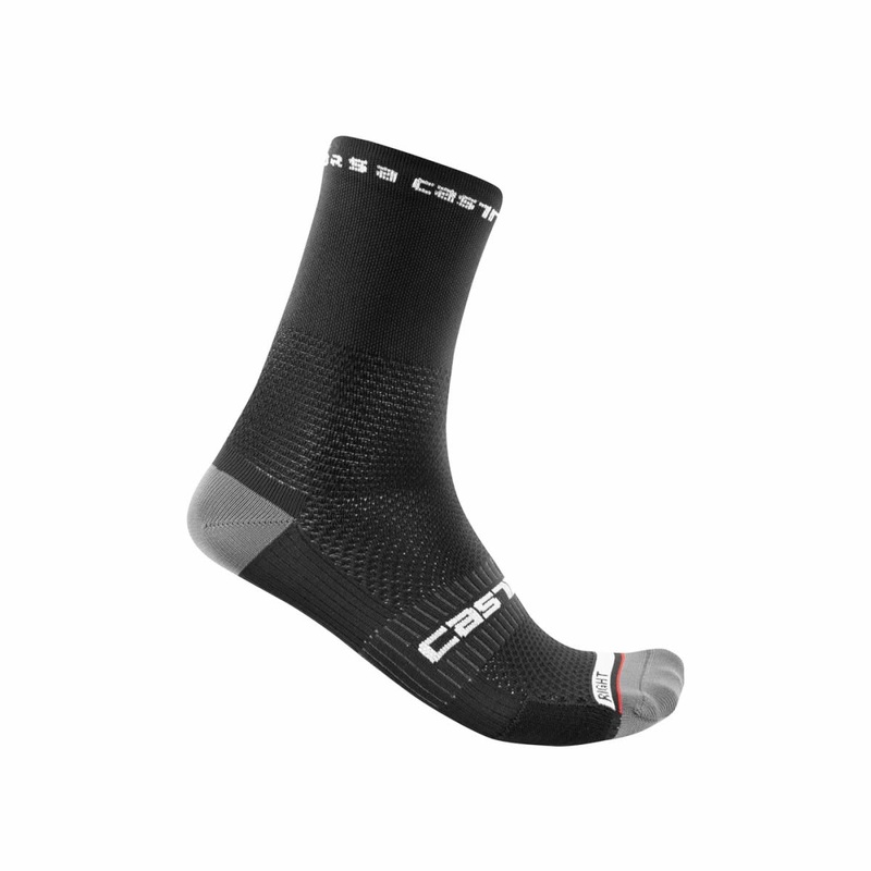 Castelli Rosso Corsa Pro 15” Socks Black MD