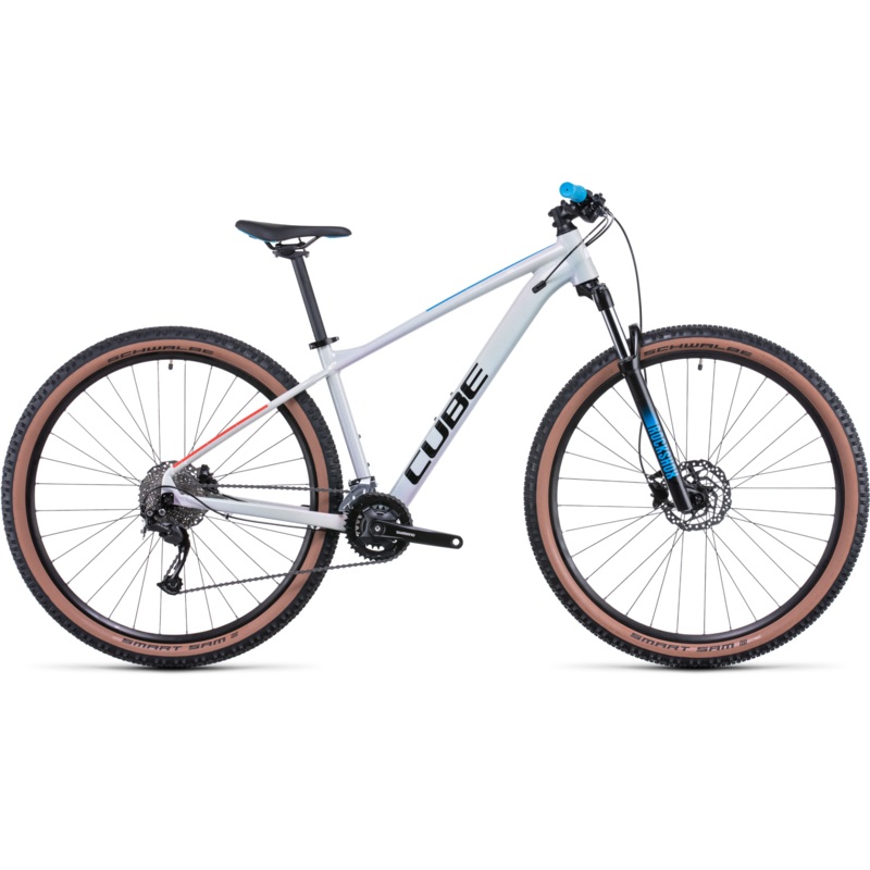 Cube Aim SL Mountain Bike Prisma Grey ‘n’ Blue ‘n’ Red XS