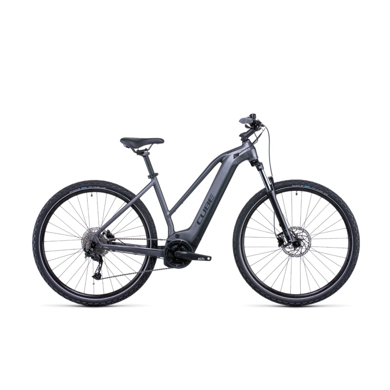 Cube Nuride Hybrid Performance Trapeze 400 Electric Hybrid Bike Graphite/Black (2022) XS