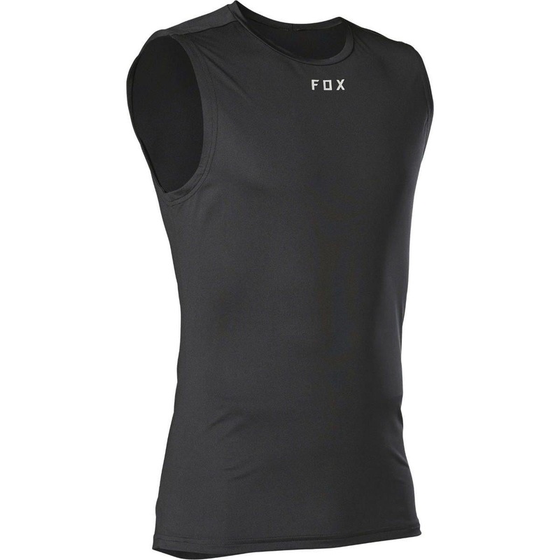 FOX TecBase Sleeveless Base Layer Black SM