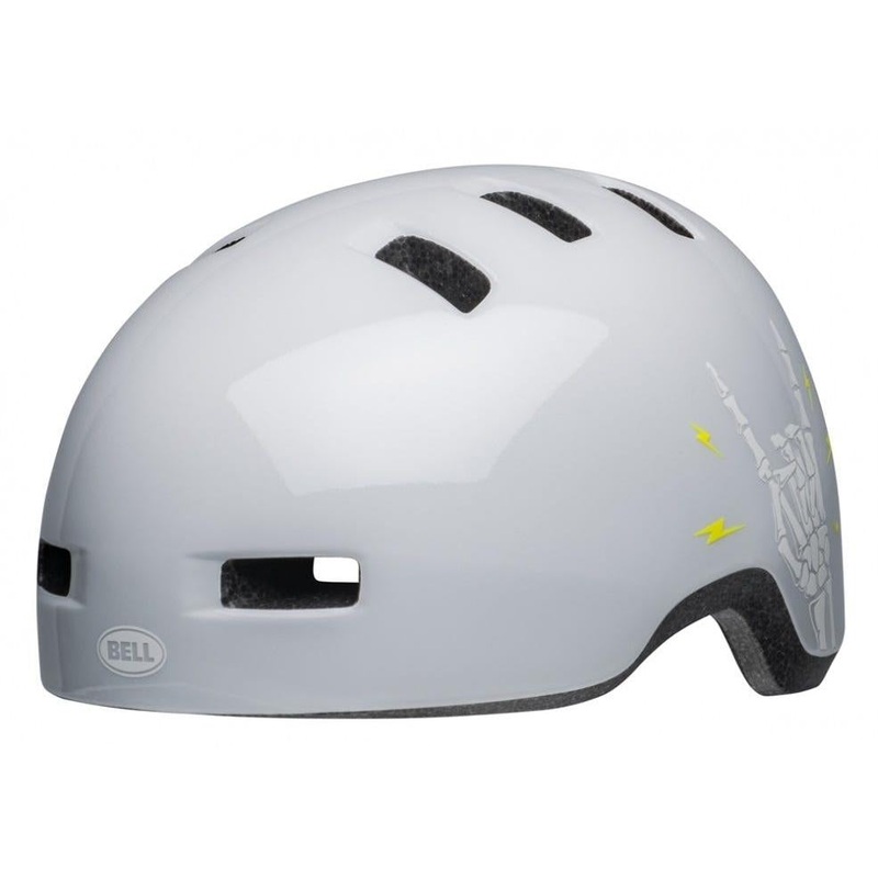 Helmets Bell Lil Ripper Corna White SM
