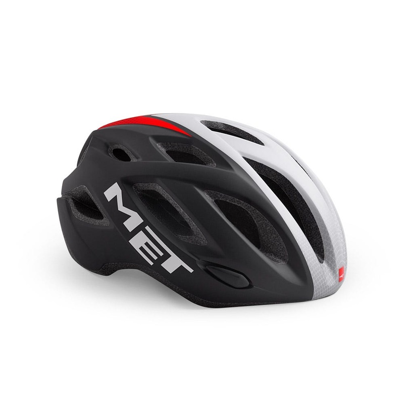 MET Idolo Helmet Black/White/Red SM/MD