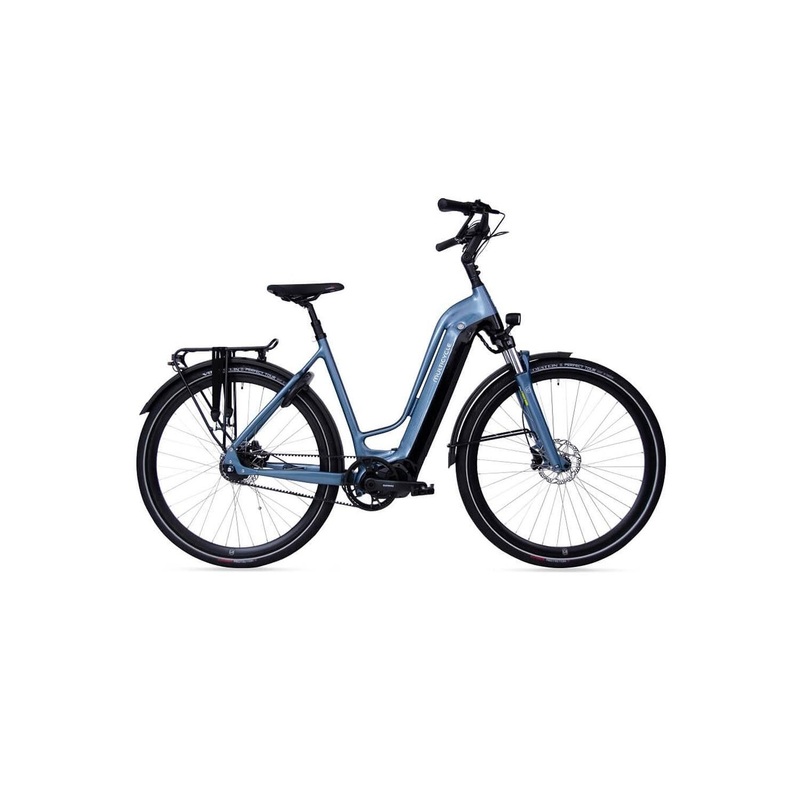 Multicycle Legacy EMB Step Through Electric Hybrid Bike Portofino Blue XS