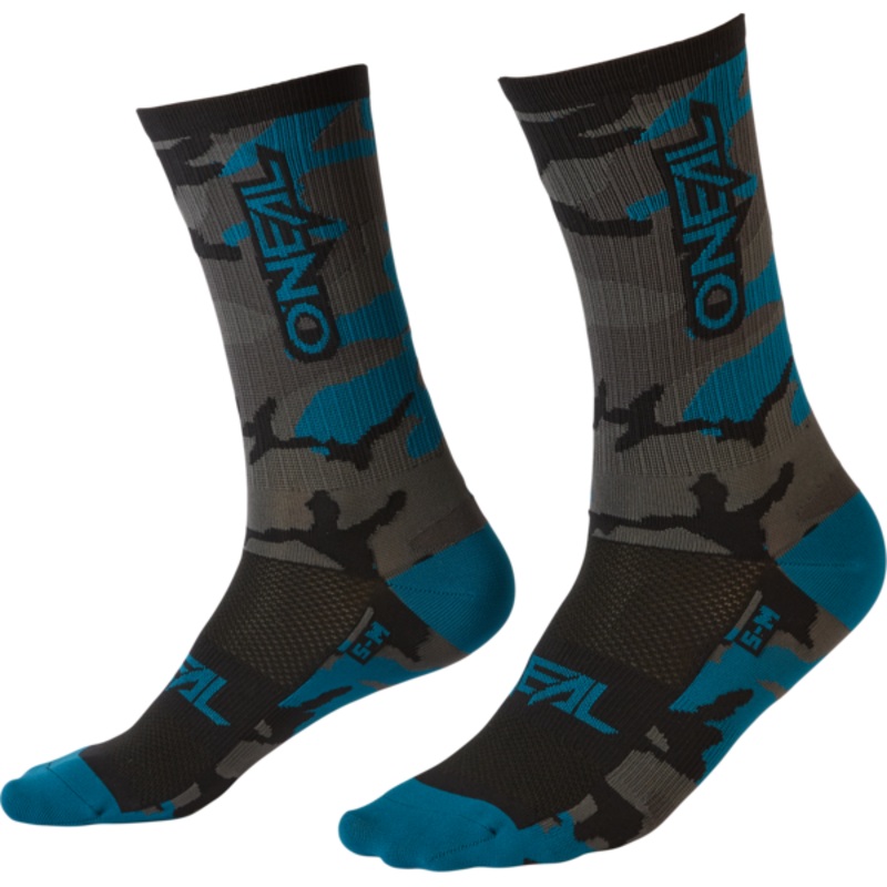 O’Neal MTB Performance Socks Camo Grey/Blue/Black SM/MD