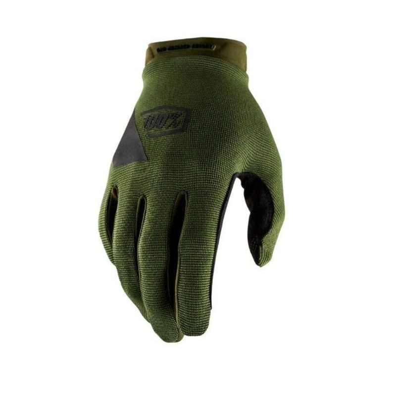 100% Ridecamp MTB Gloves Fatigue Green SM