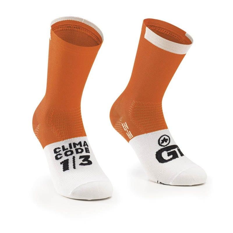 Assos GT Socks C2 Droid Orange SM