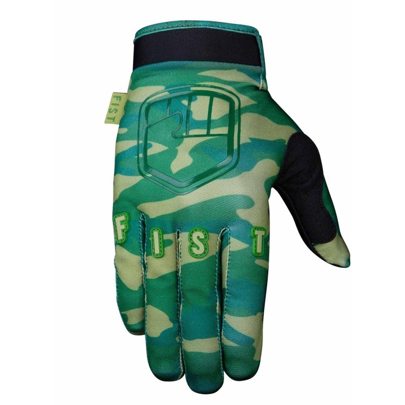 FIST Full Finger MTB Gloves Camo Stocker SM
