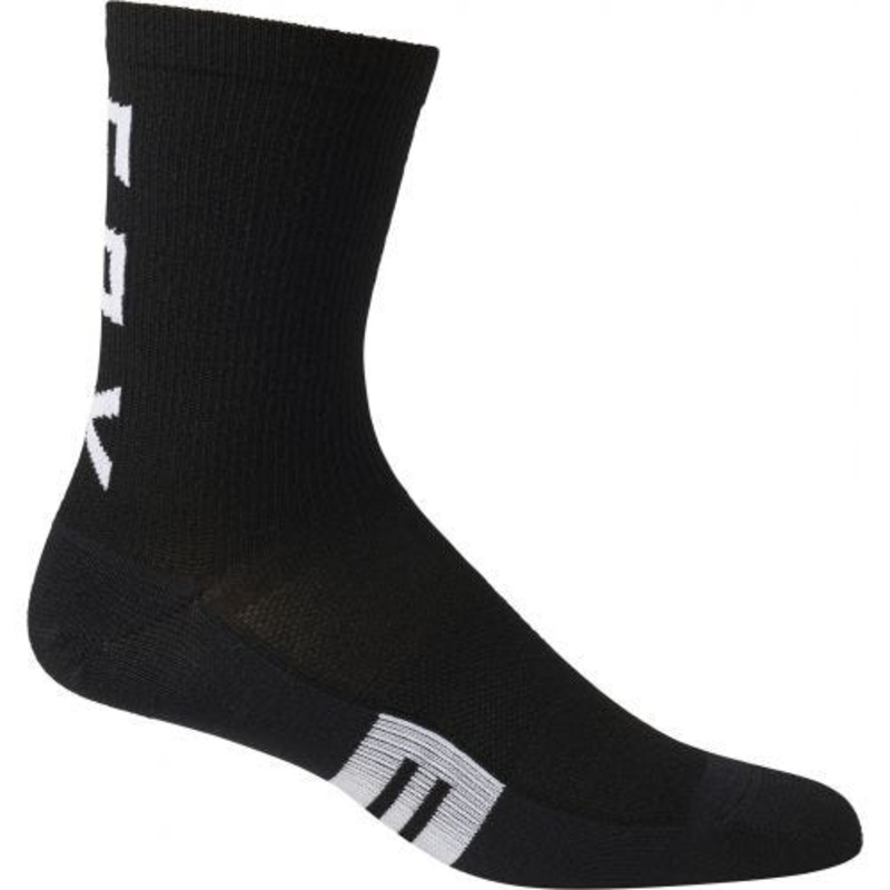 FOX Flexair Merino 6” Crew Socks Black SM/MD