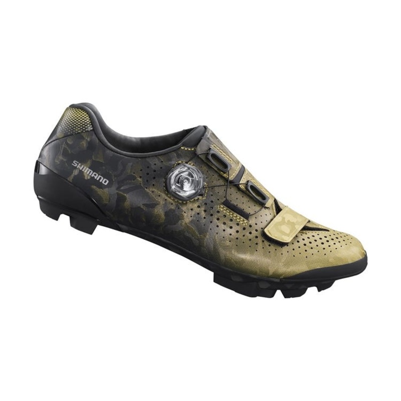 Shimano RX800 Women’s Gravel Shoes Gold Camo Shoes – 39