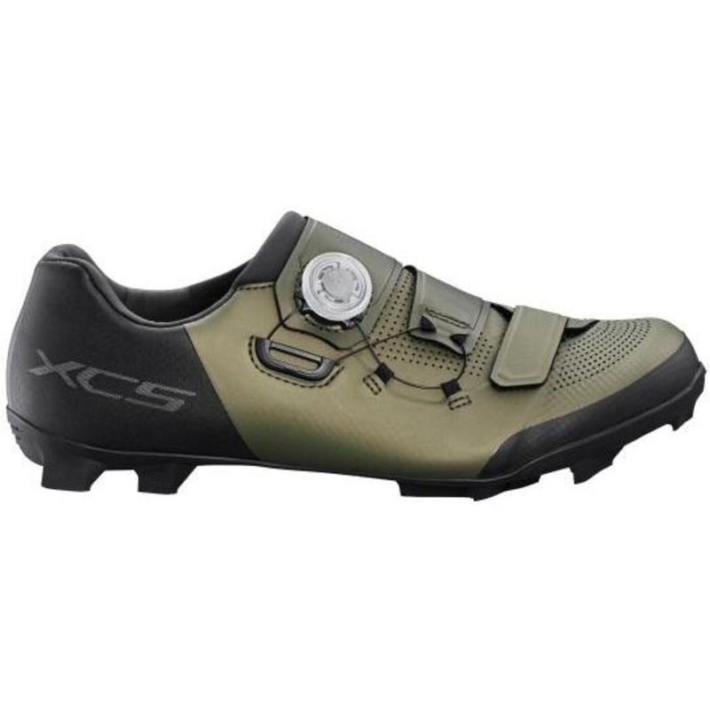 Shimano XC502 E-Width Mens MTB Shoes Green/Black 2022 Shoes – 40