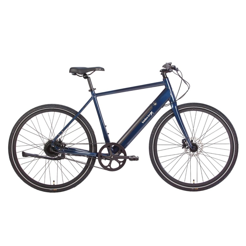 VelectriX Newtown Electric Hybrid Bike Blue LG