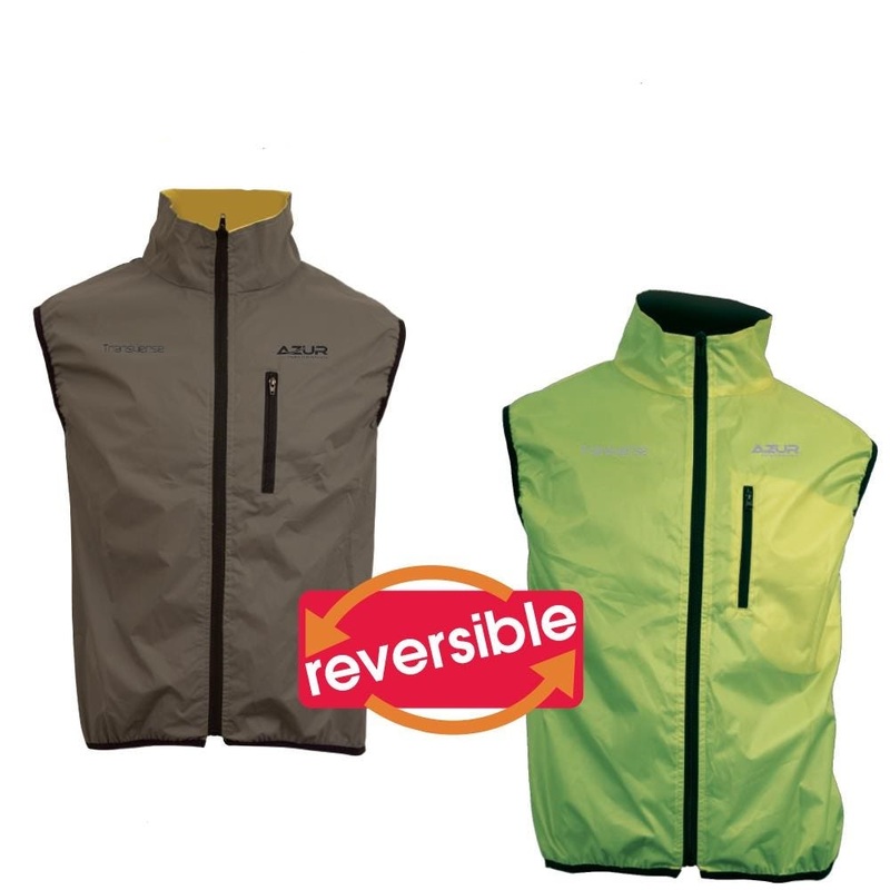 Azur Transverse Vest Grey/Fluro XS