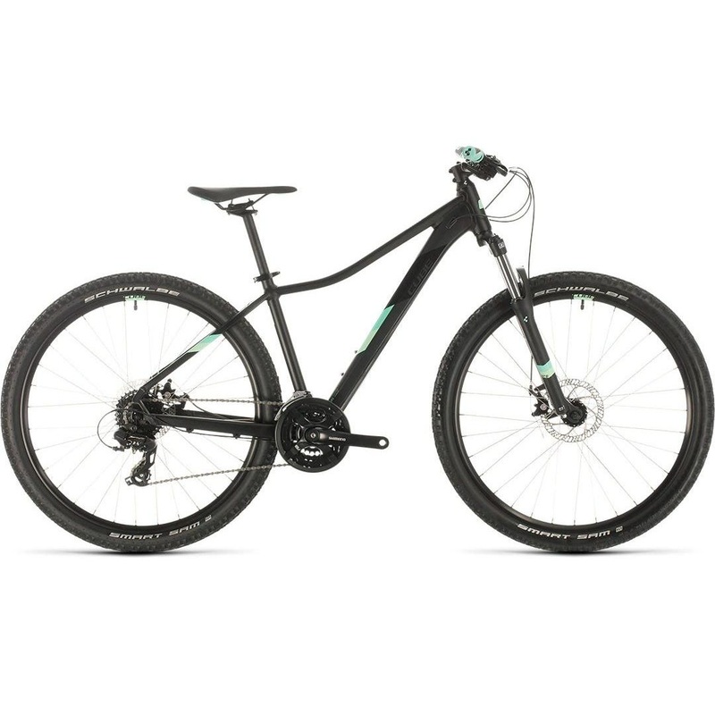 Cube Access MD Hardtail Mountain Bike Black ‘n’ Mint LG