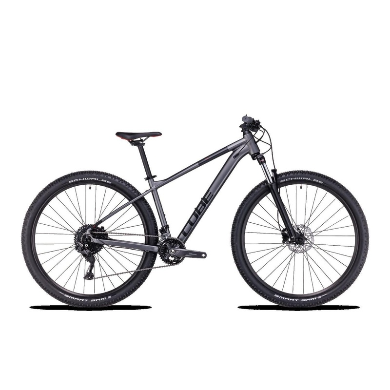 Cube Aim EX Hardtail Mountain Bike Grey’n’Red XS