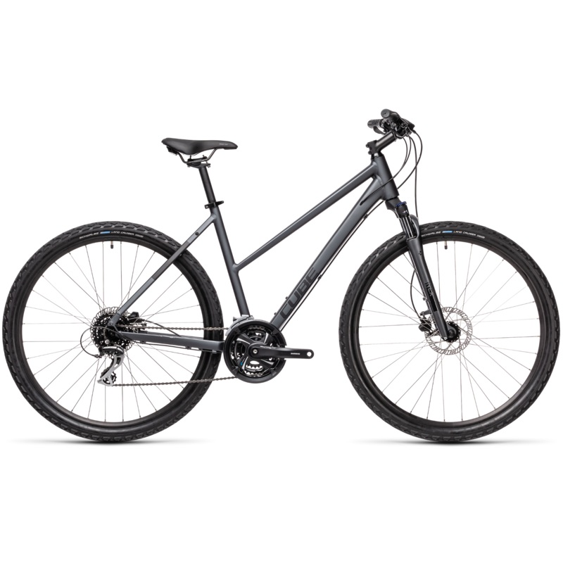 Cube Nature Trapeze Hybrid Bike Iridium/Black XS