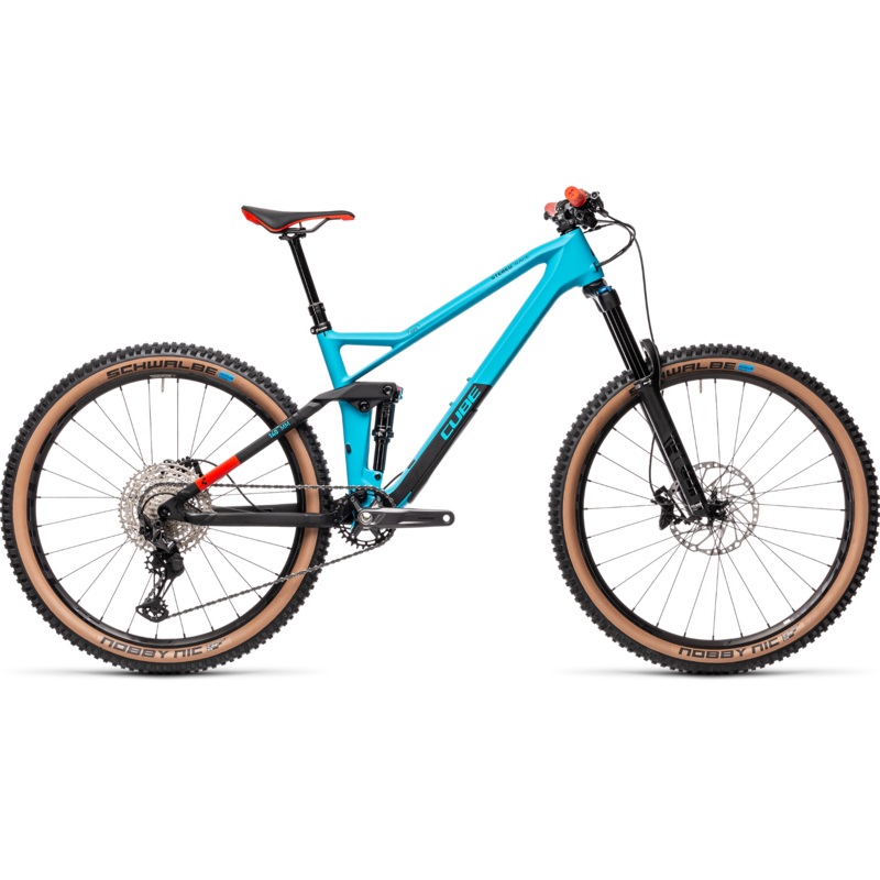 Cube Stereo 140 HPC Race 27.5 Mountain Bike Petrol/Red MD