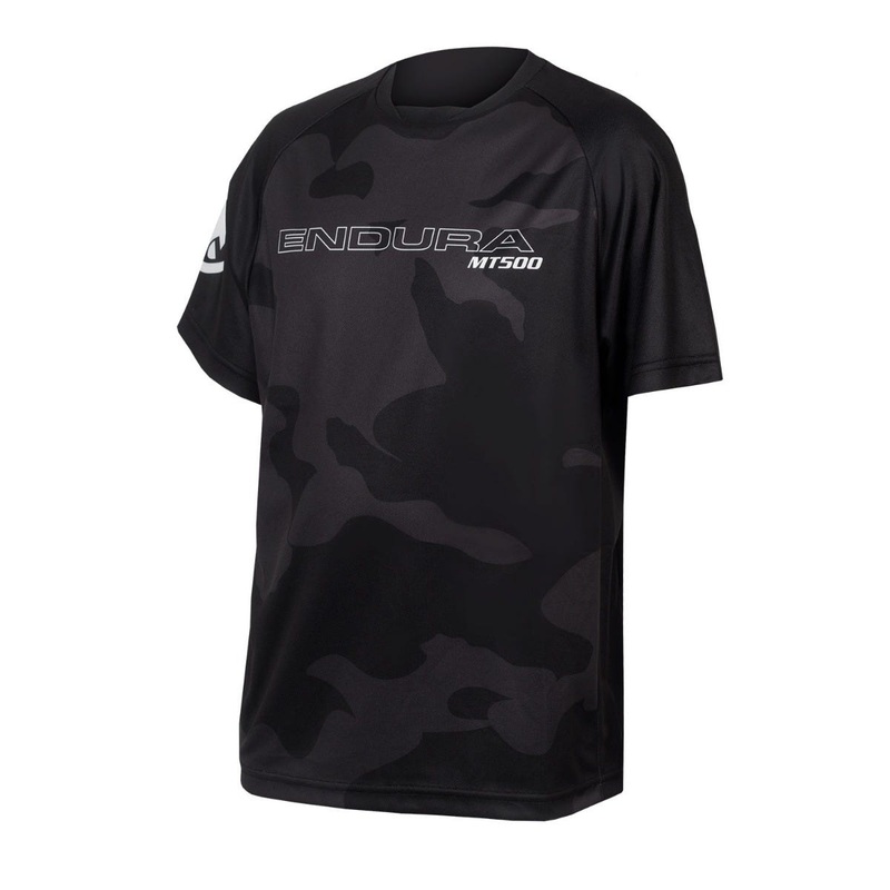 Endura Kids MT500JR Youth Short Sleeve MTB Jersey Black SM