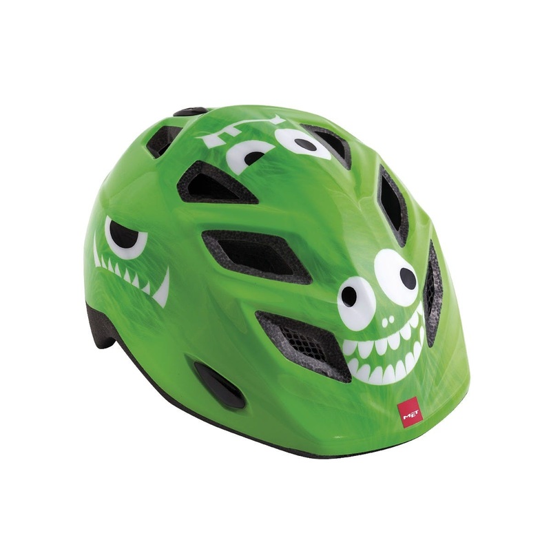 MET Elfo/Genio Green Monster Kids Helmet SM