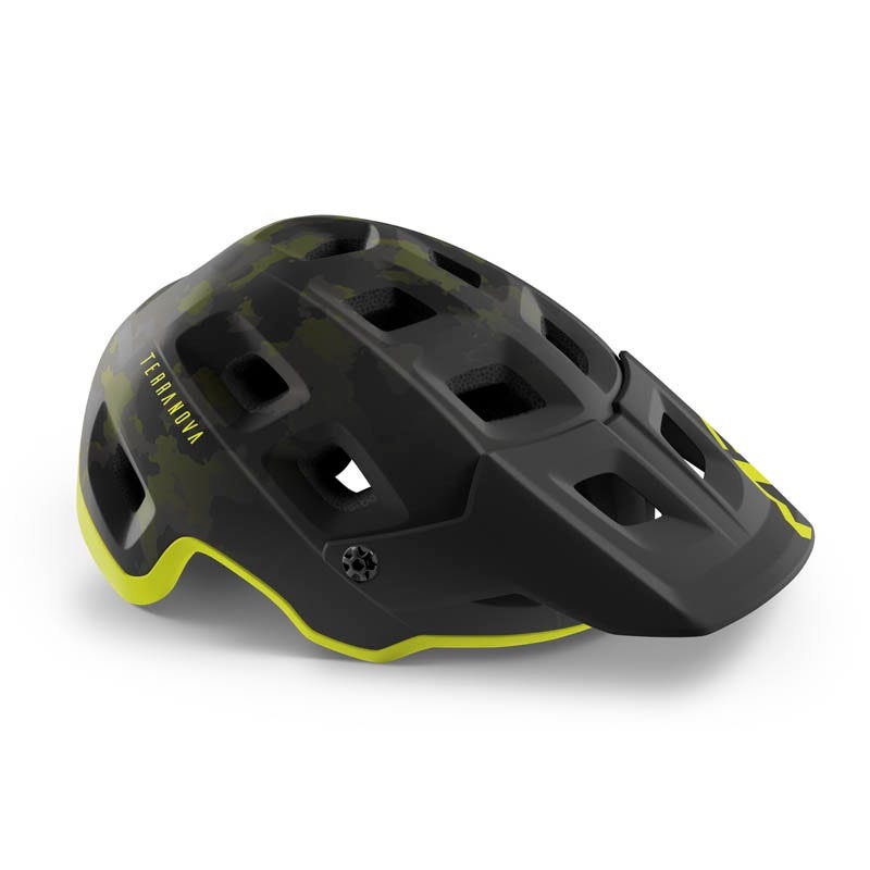 MET Terranova MIPS MTB Helmet Camo/Lime Green SM