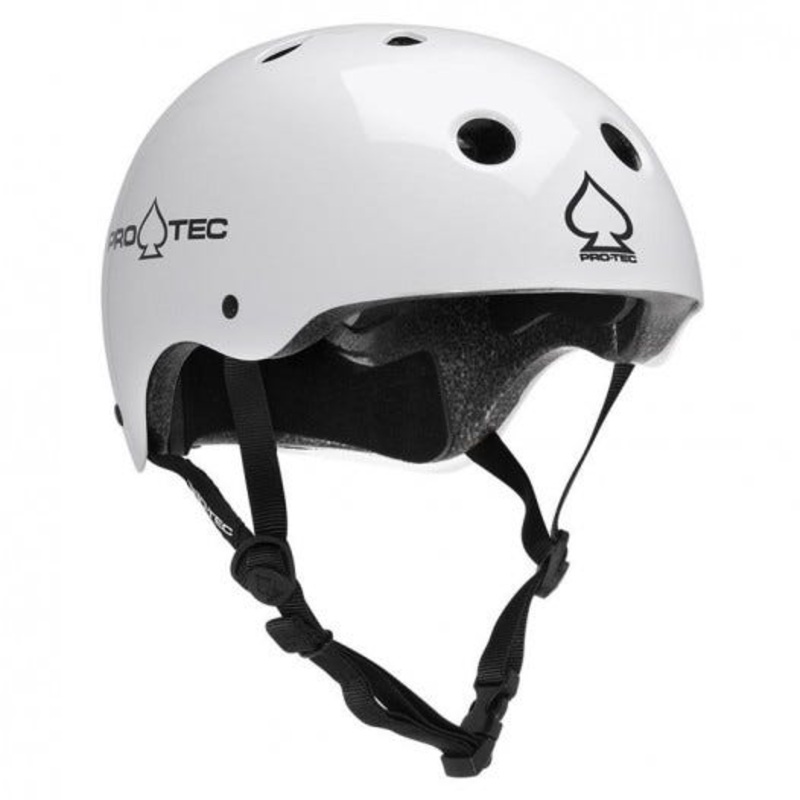 Pro-Tec Classic Cert Helmet Gloss White SM