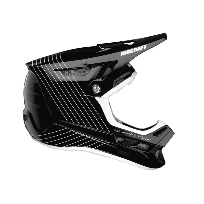 100% Aircraft Composite Full Face Helmet Silo XS