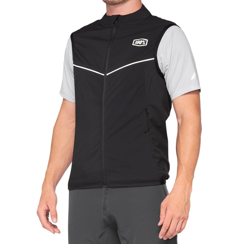 100% Corridor Stretch Vest Black SM