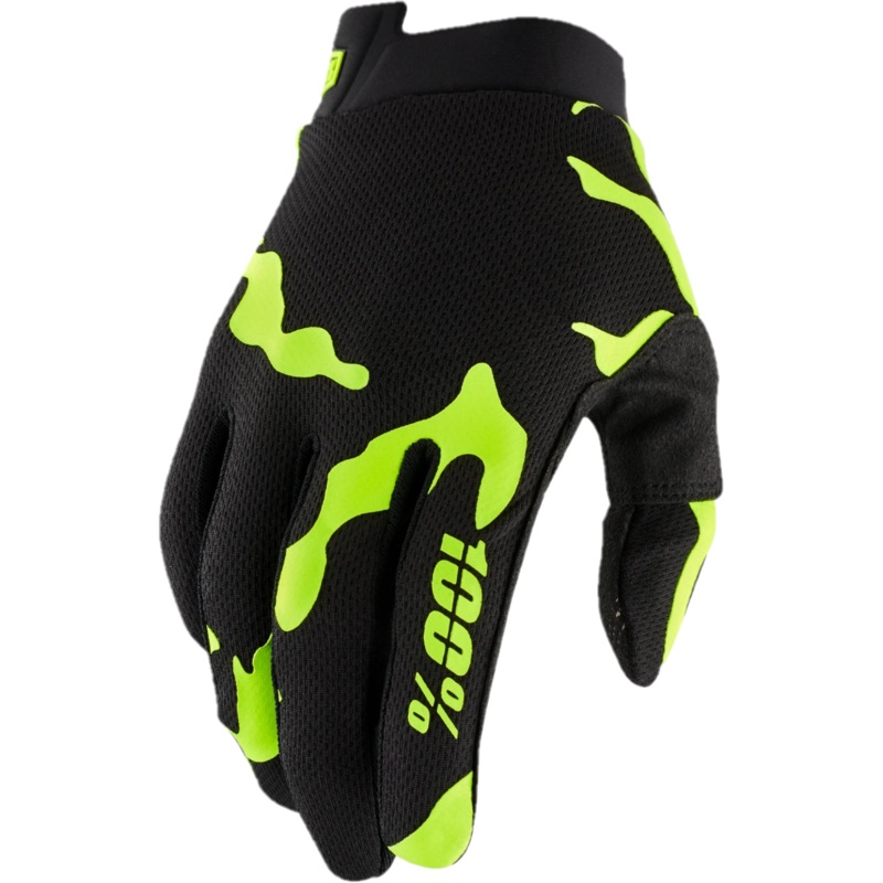 100% iTrack Full Finger Gloves Salamander SM