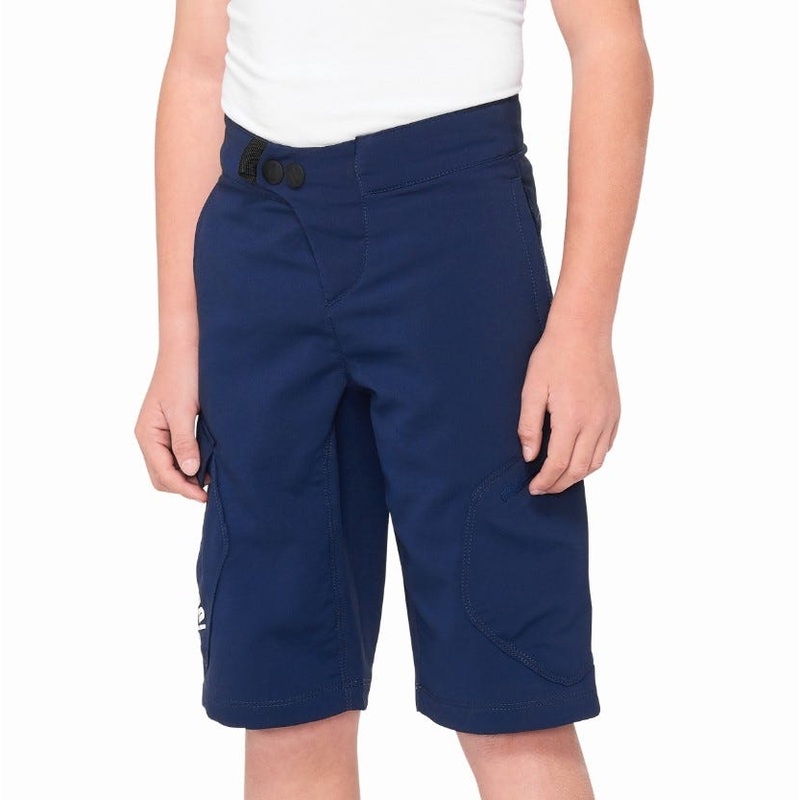 100% Ridecamp Youth Shorts Navy 22