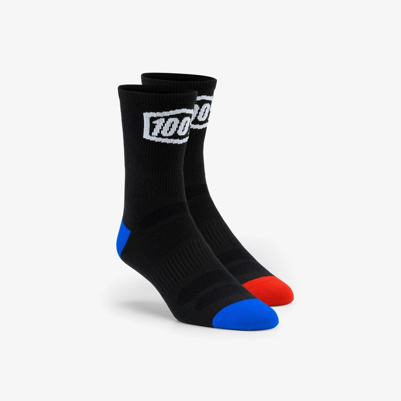 100% Terrain Performance Socks Black SM/MD
