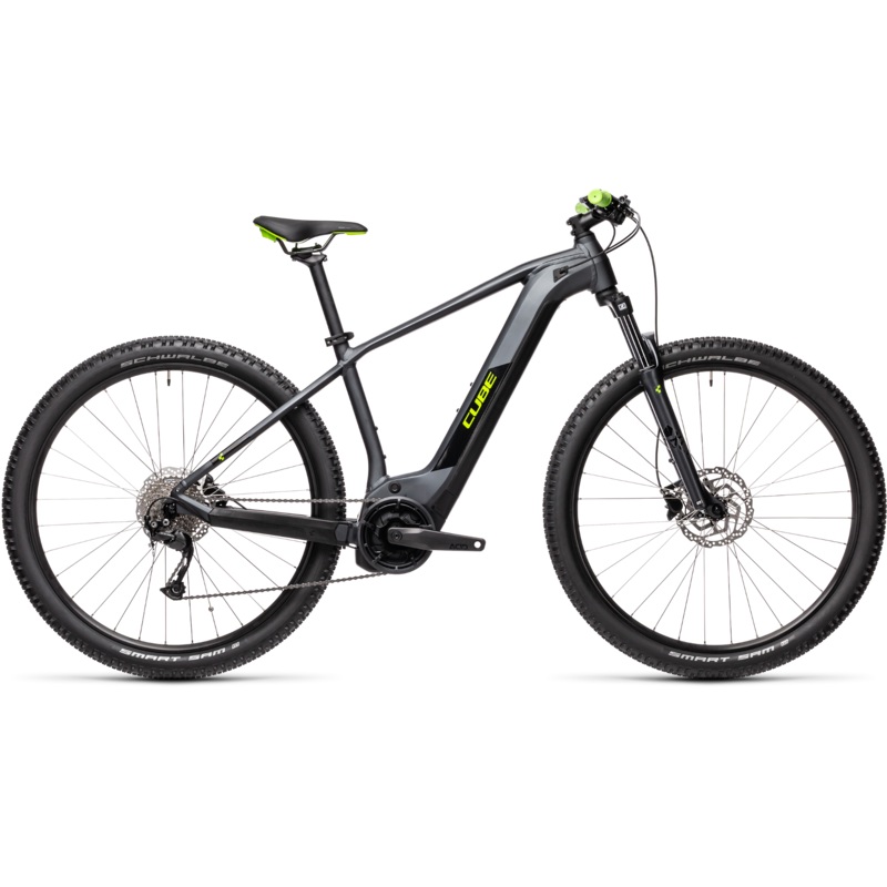 Cube Reaction Hybrid Performance 400 Electric Mountain Bike Iridium/Green (2021) MD
