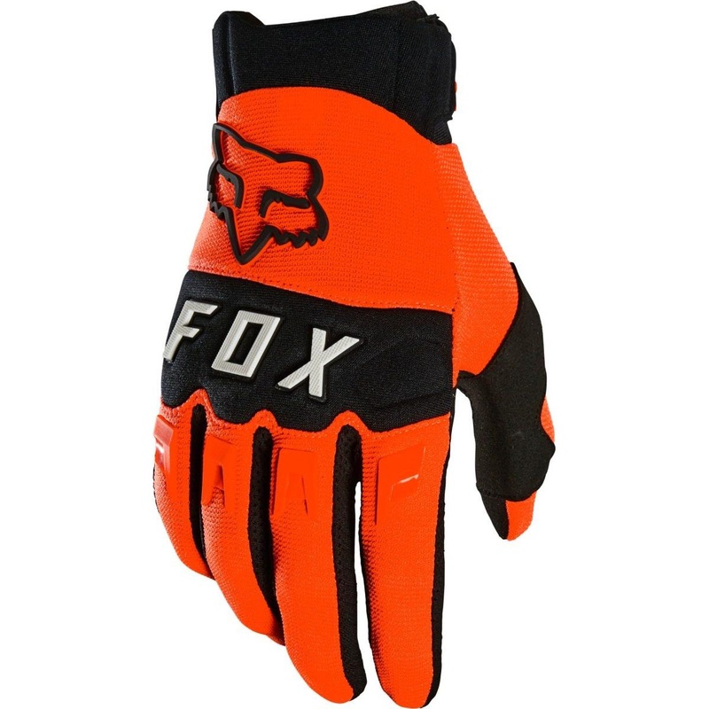 FOX Dirtpaw Full Finger Gloves Fluorescent Orange SM