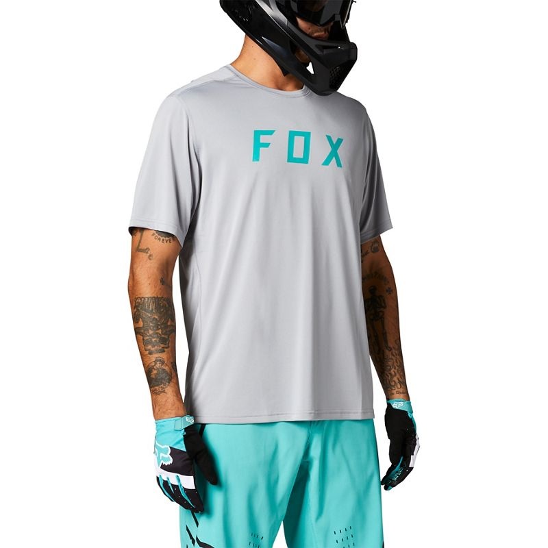 FOX Ranger Short Sleeve Jersey Steel Grey SM