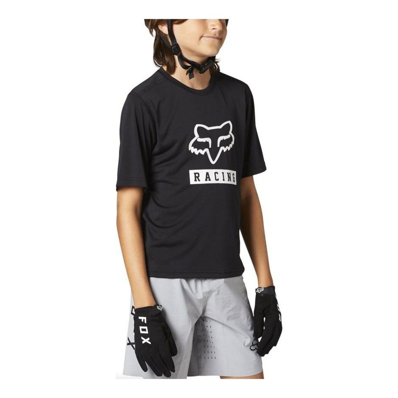 FOX Ranger Short Sleeve Youth Jersey Black SM