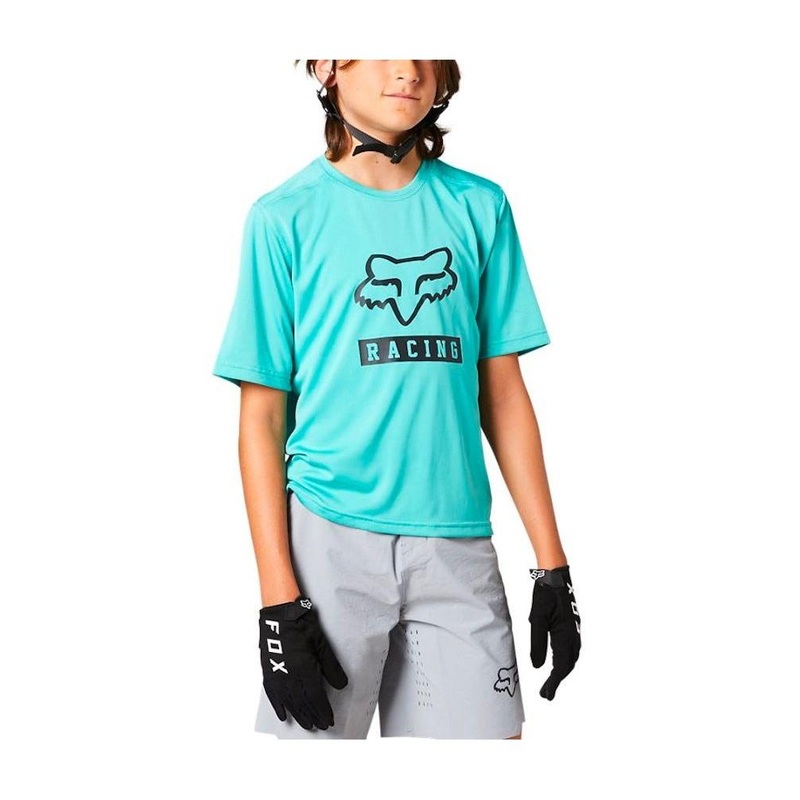 FOX Ranger Short Sleeve Youth Jersey Teal SM