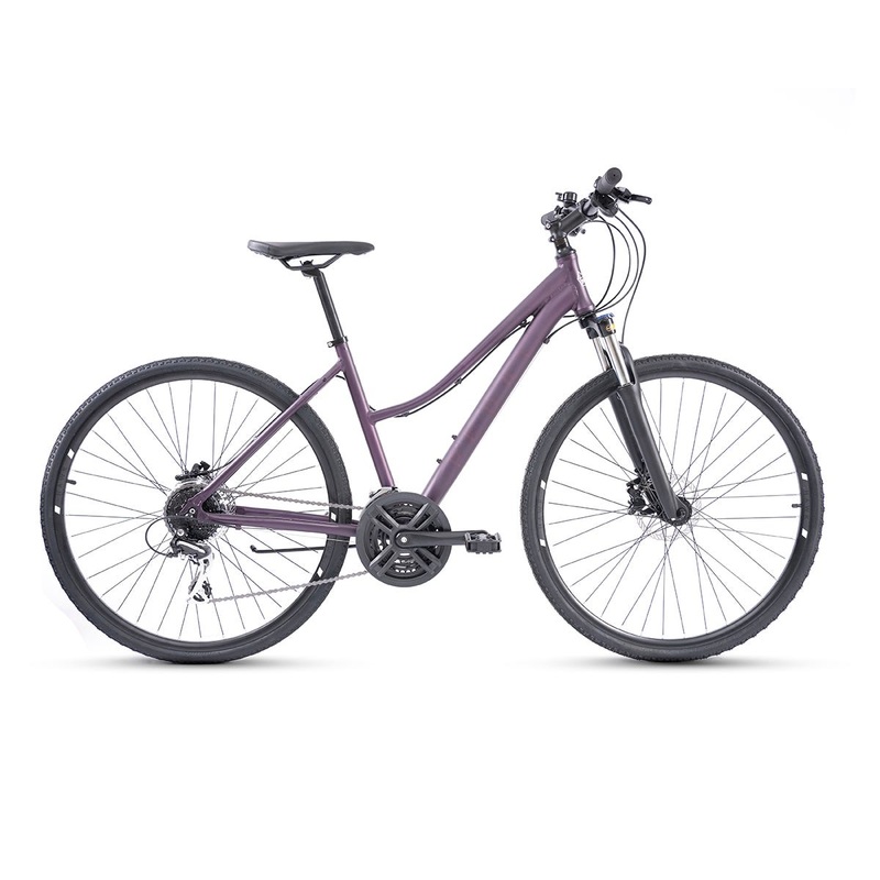 Pedal Hawk Hybrid Bike Dark Purple WSM