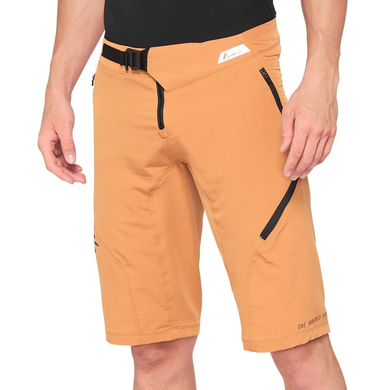 100% Airmatic Shorts Caramel 28