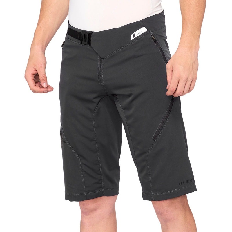 100% Airmatic Shorts Charcoal 28