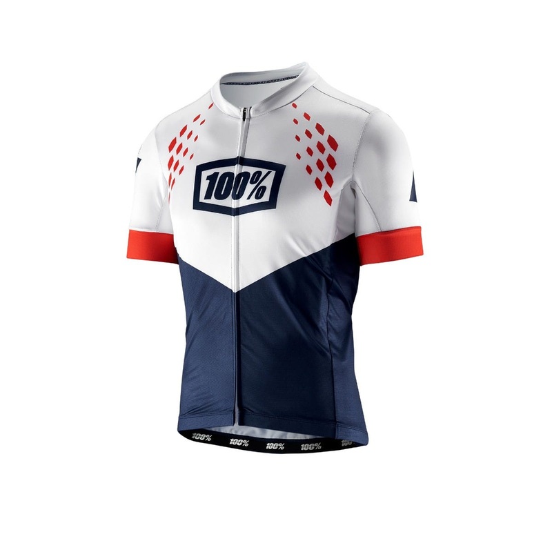 100% Exceeda Mountain Bike Jersey Navy SM