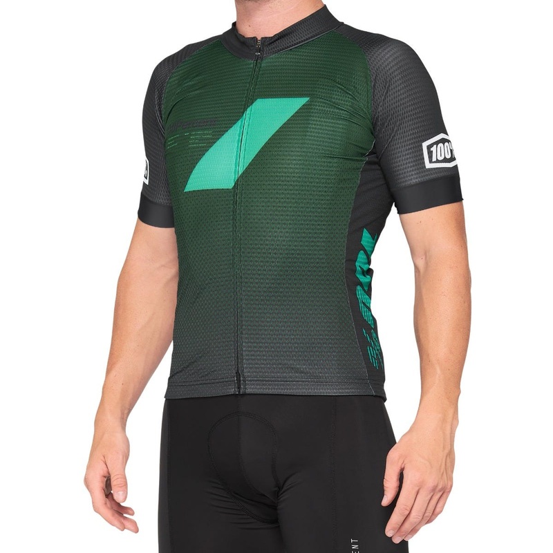 100% Exceeda Mountain Bike Jersey Teal/Black SM